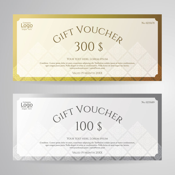 礼品券打折券折扣券