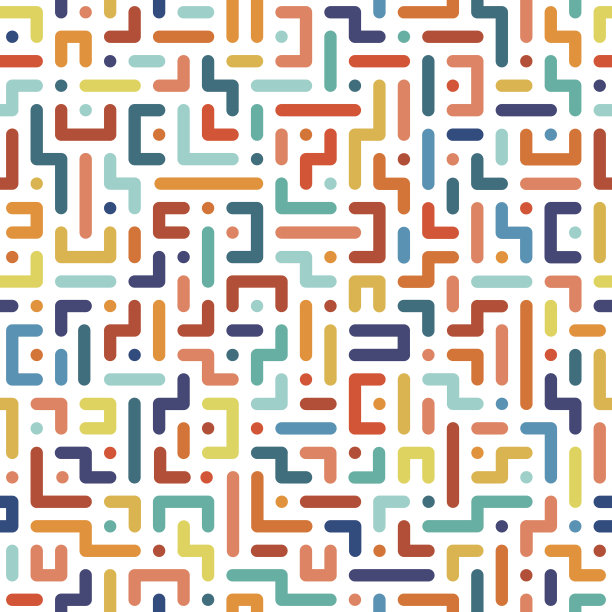 复古几何条纹图案背景