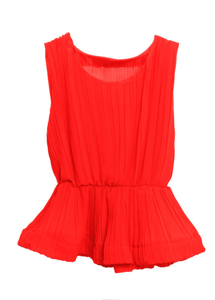 红衣图案优雅美人