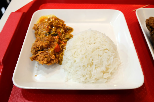 炸鸡,热,泰国食品