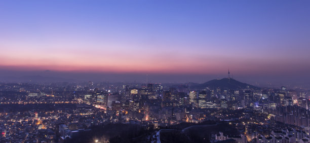首尔市区俯瞰