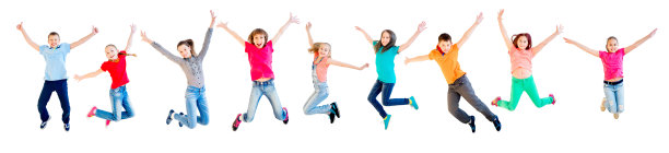 leaping