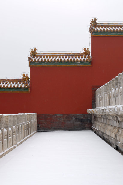 雪景故宫