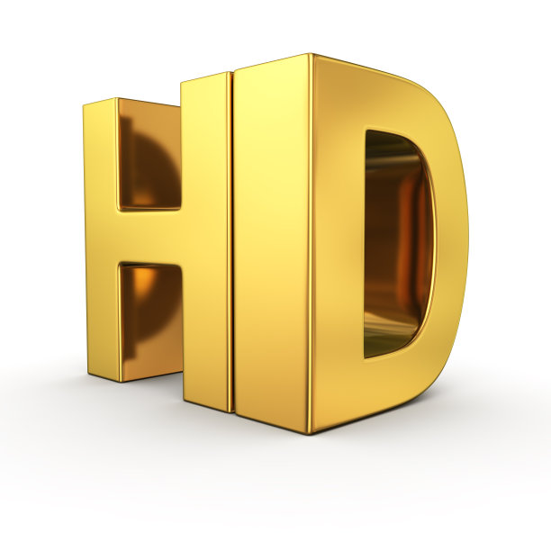 字母hd标志设计
