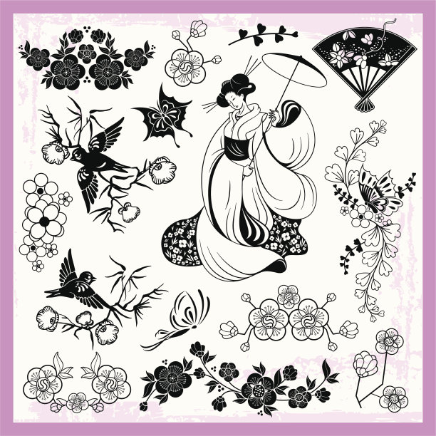 中式服装花纹图案