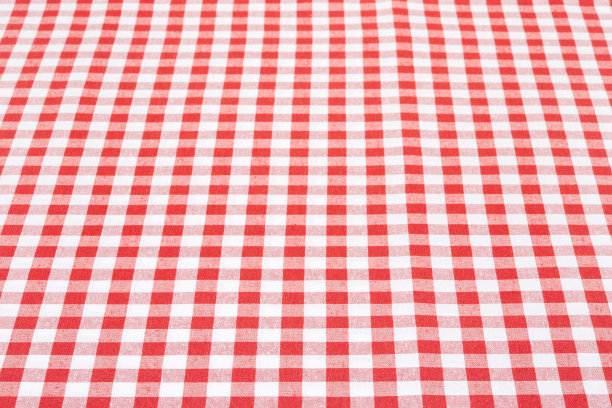 红白格纹
