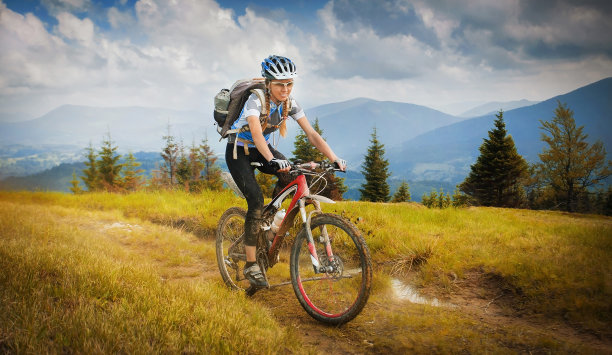 biking