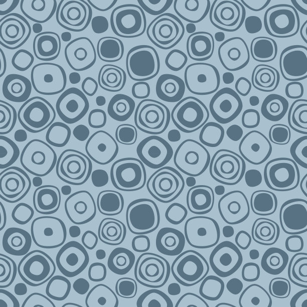 蓝调几何图案无缝背景