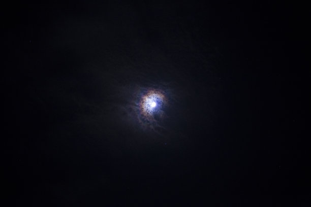 人造月亮夜景
