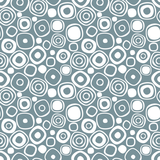 蓝调几何图案无缝背景