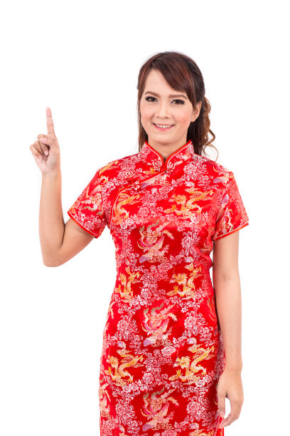 传统节日东方女性服饰