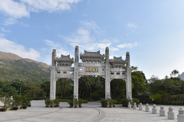 宝莲禅寺 大屿山风光