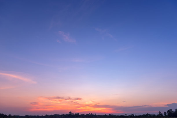 傍晚的天空