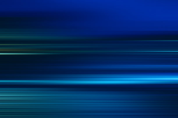 蓝色动感飘逸线条背景图