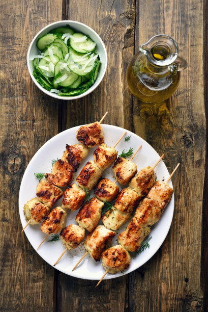 竖版餐饮美食烧烤