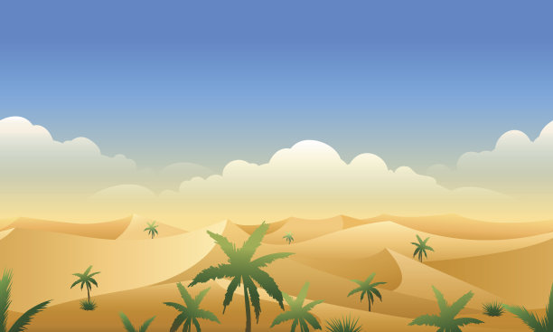 棕榈沙漠