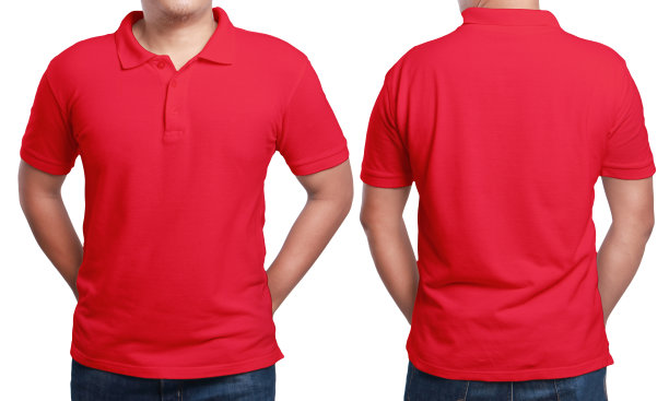 红色t恤衫