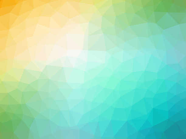 绿色拼接几何背景