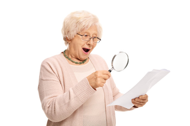 magnifying