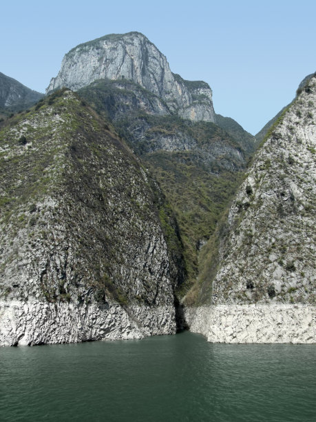 三峡大坝地貌全景图