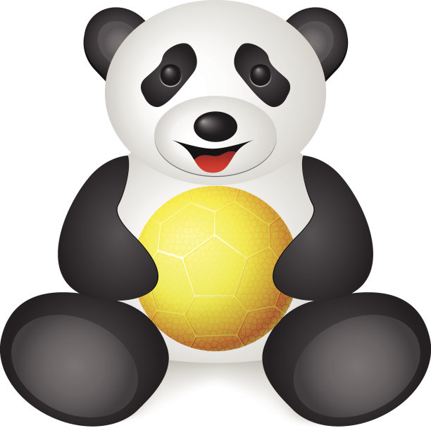 运动的熊猫