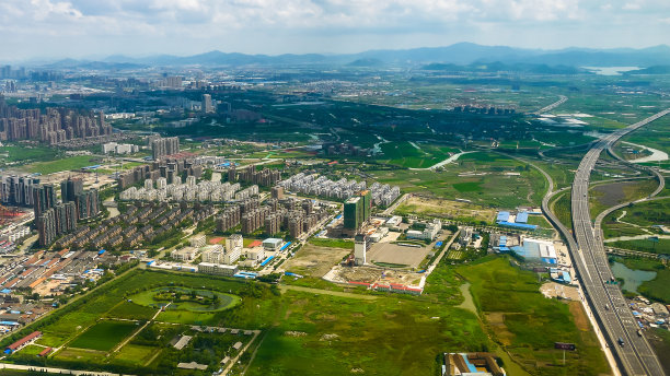 浙江宁波城市风光