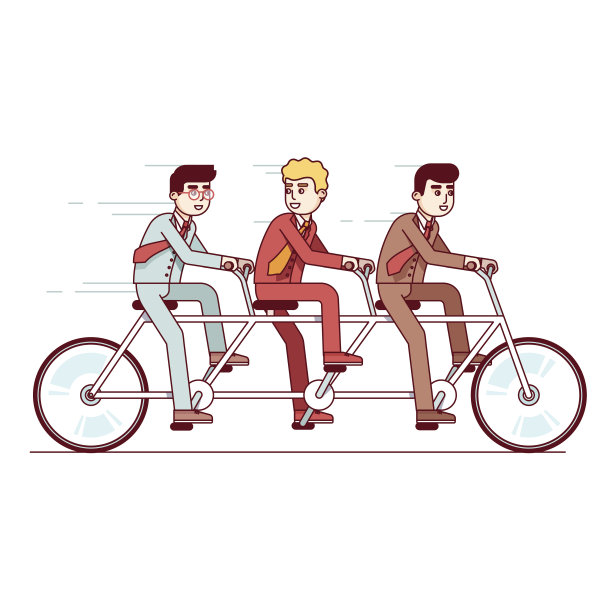 三人单车