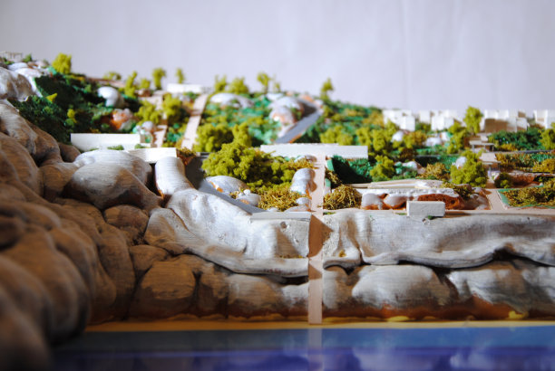海边酒店建筑模型