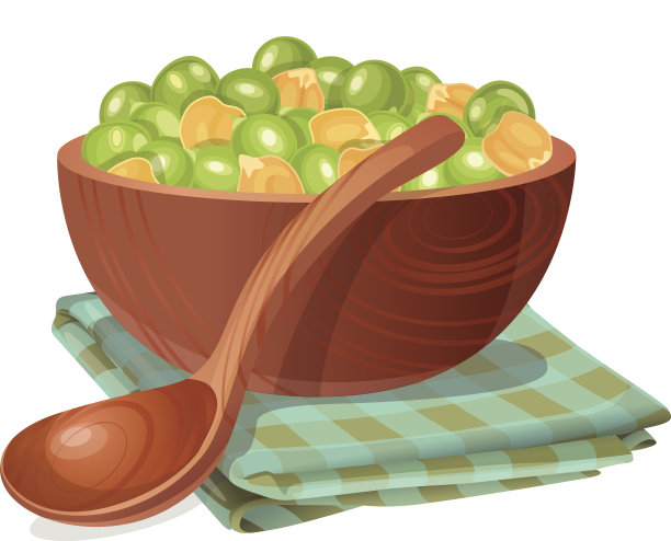 褐色,烹调,素食