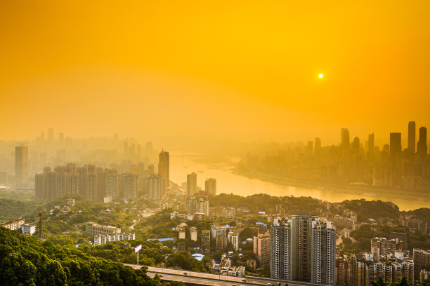 雾都重庆夜景