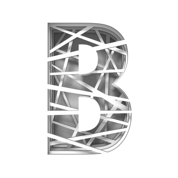 b字母图案设计
