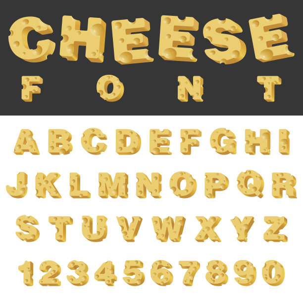 奶酪字体