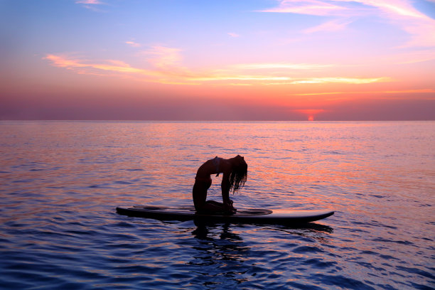 海边瑜伽
