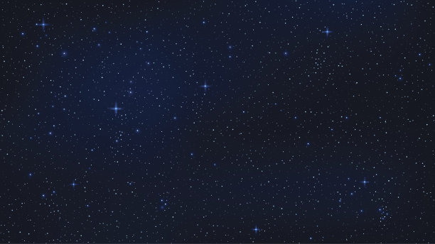 蓝色星空背景