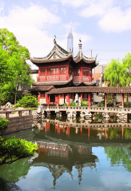 上海豫园老建筑
