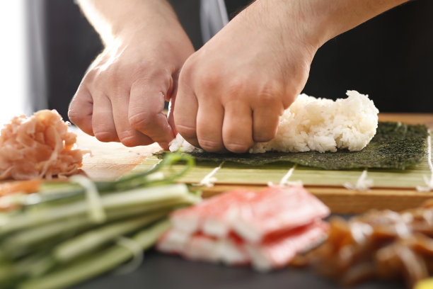 餐具,日本文化,寿司卷