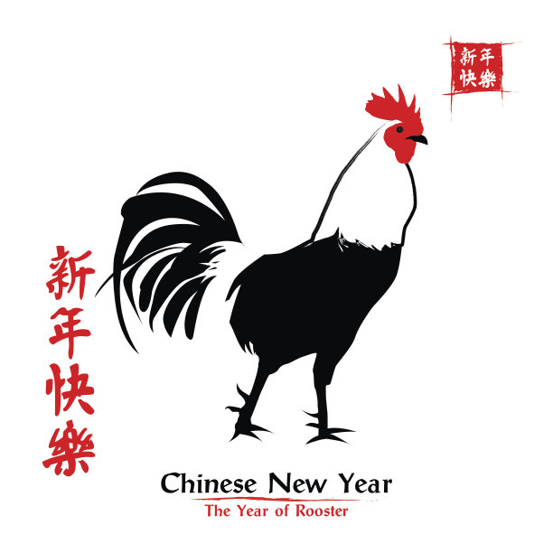 公鸡,符号,鸡