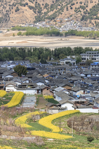 俯瞰丽江全景