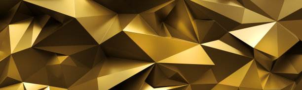 金色金属3d背景