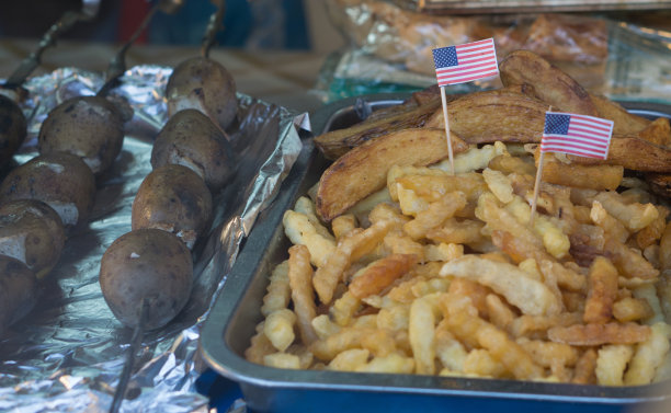 炸薯条,精制土豆,快餐