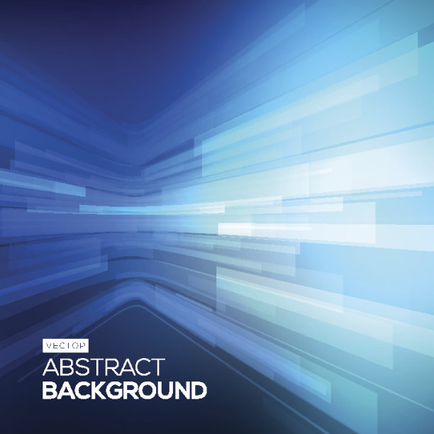 矢量彩色立体分形图案