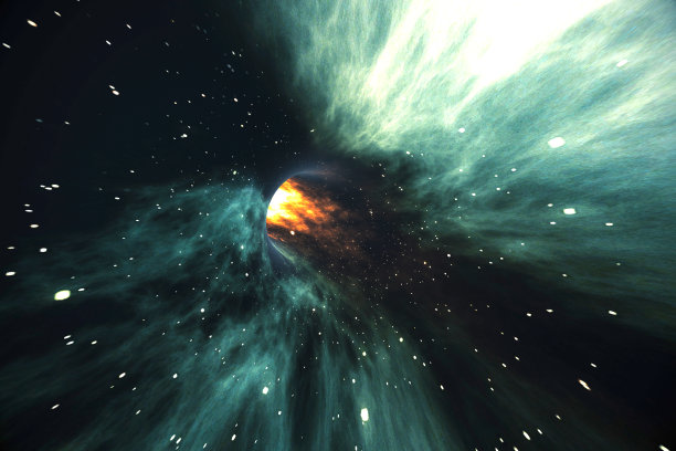 繁星点点蓝色动态宇宙