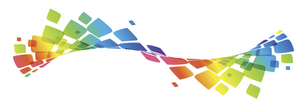 多彩几何图案背景设计