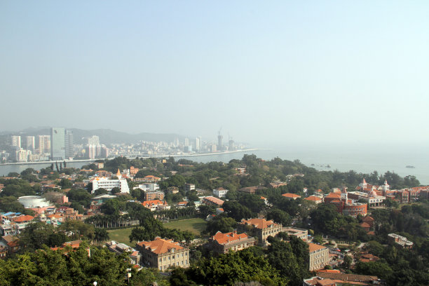 厦门海洋地标建筑都市风景