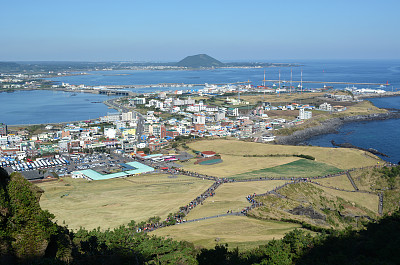 济州岛日出峰