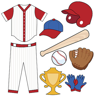 棒球服款式图