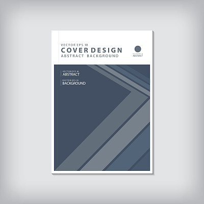 简约风蓝色封面设计