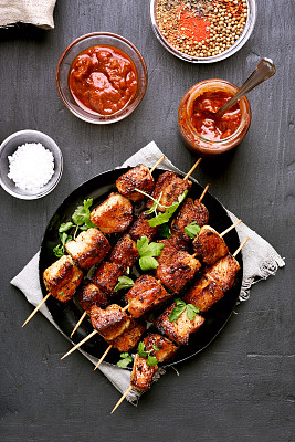 竖版餐饮美食烧烤