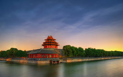 晴朗的北京故宫