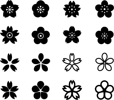 桃花矢量图